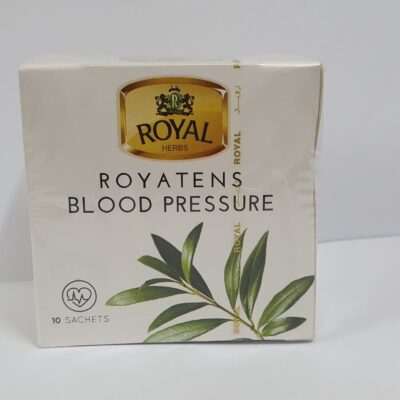 Royatens - Blood Pressure Control Herbal Tea - Reduces Hypertension Pack of 10 Tea Bags (Product of Egypt)